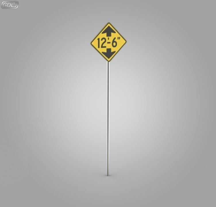 38 Street Signs 3D model_22