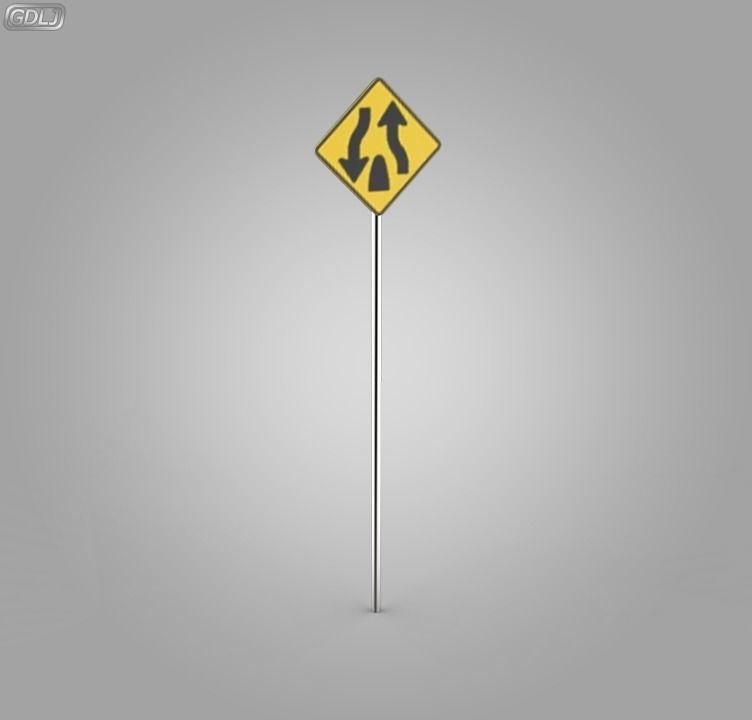 38 Street Signs 3D model_12