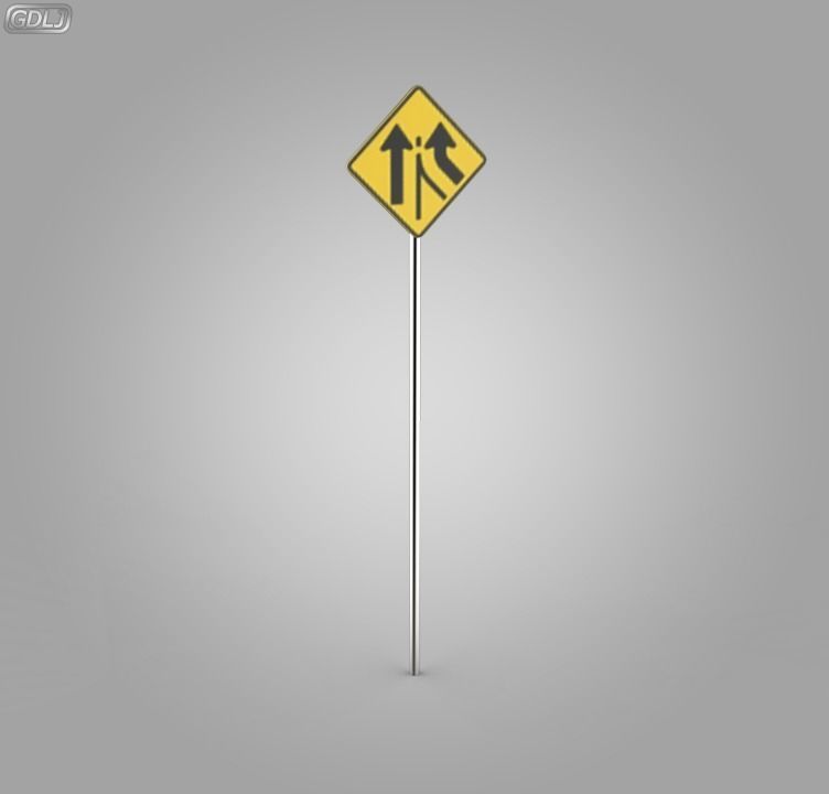 38 Street Signs 3D model_19