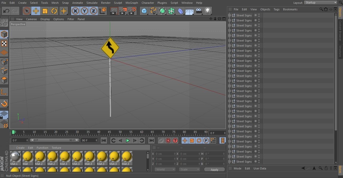 38 Street Signs 3D model_39
