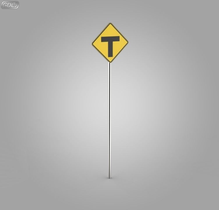38 Street Signs 3D model_15