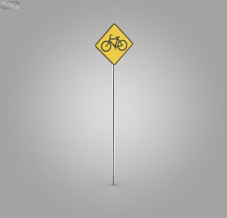 38 Street Signs 3D model_4