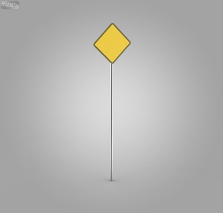 38 Street Signs 3D model_5