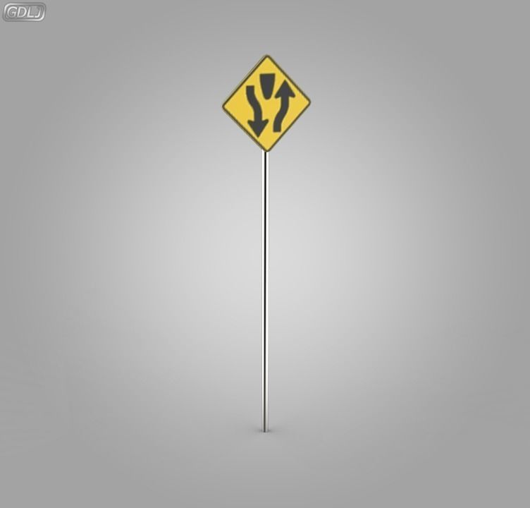 38 Street Signs 3D model_20