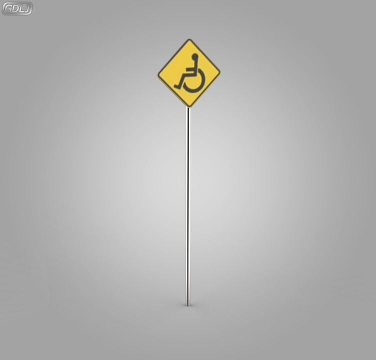 38 Street Signs 3D model_11