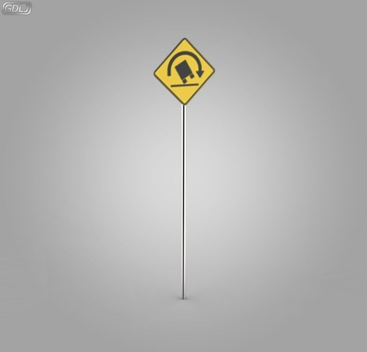 38 Street Signs 3D model_29