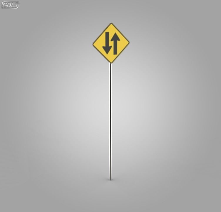 38 Street Signs 3D model_23