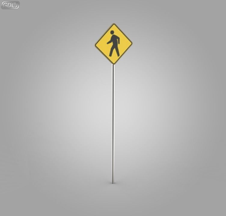 38 Street Signs 3D model_7
