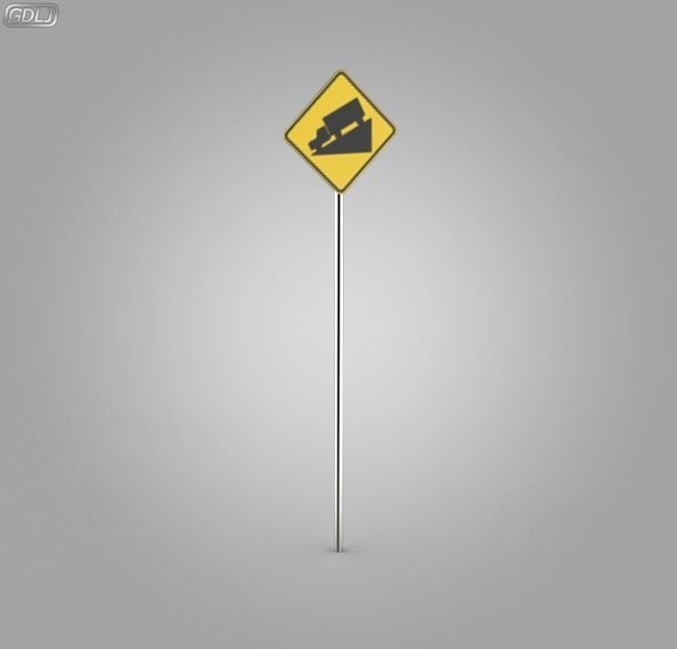 38 Street Signs 3D model_32