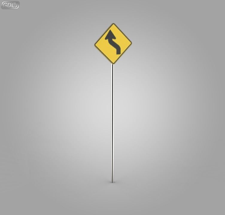 38 Street Signs 3D model_36