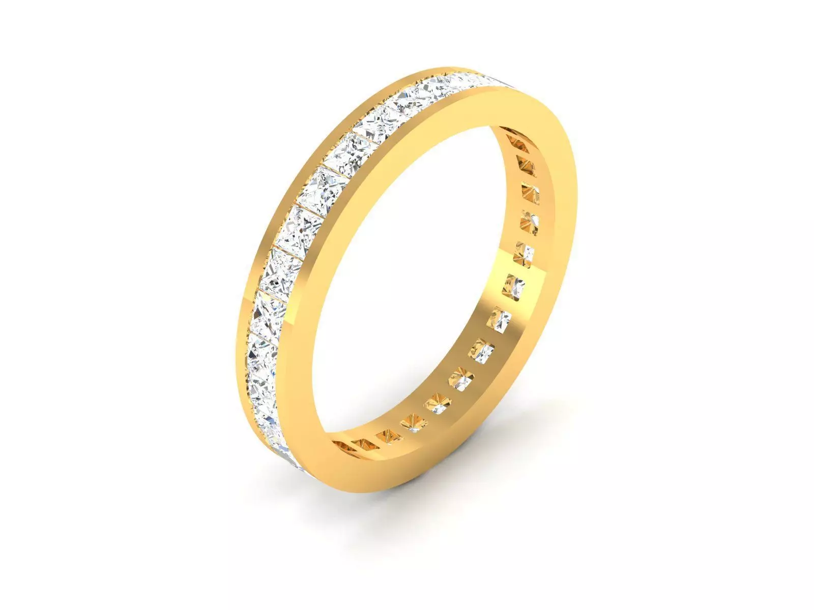 Women Band Ring 3dm render detail 3D print model_0