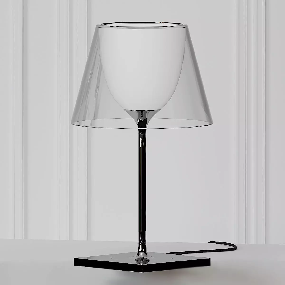 KTribe Table 1 Glass by Philippe Starck 3D model