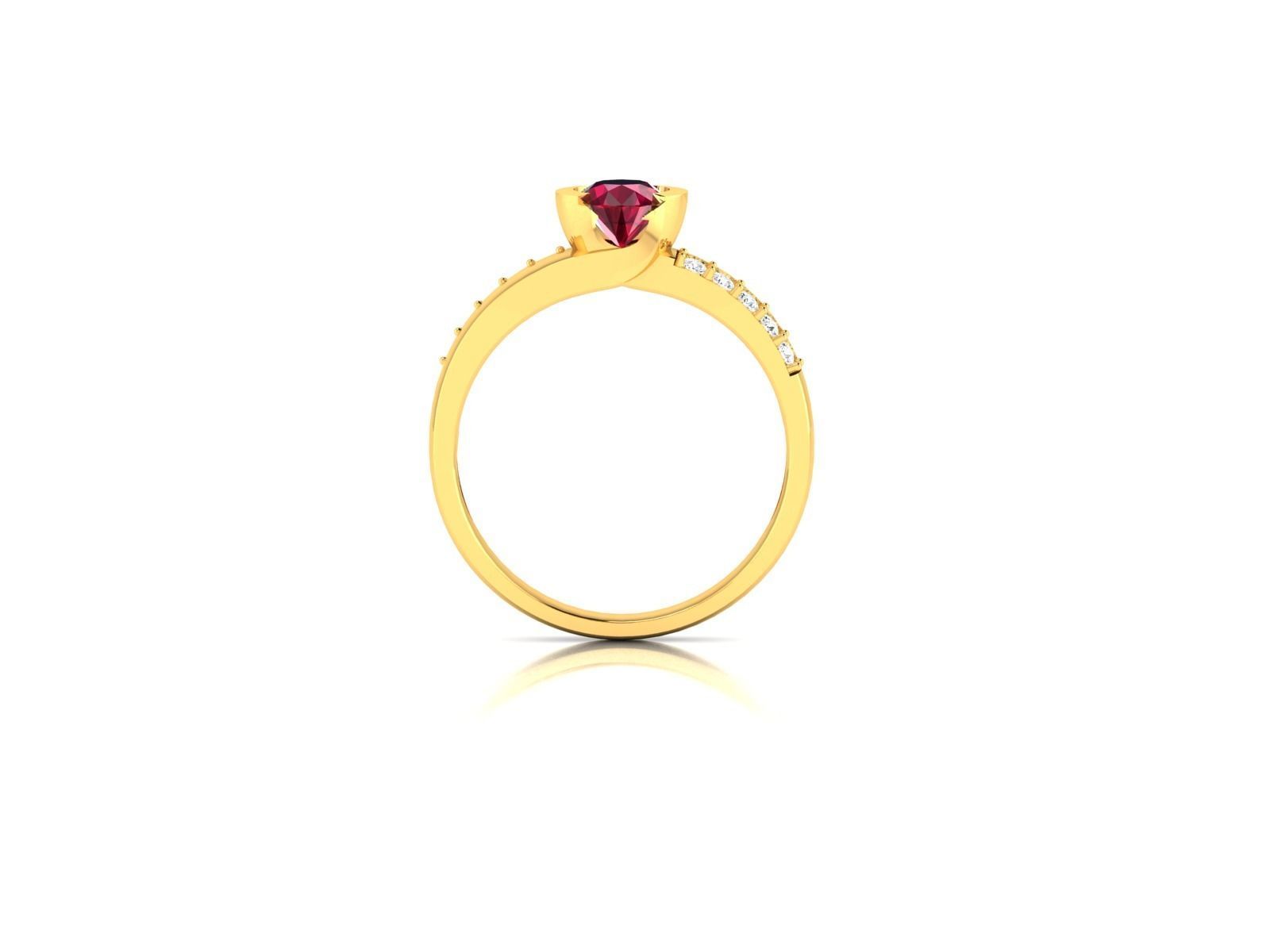 Women ring 3dm render detail  3D print model_4