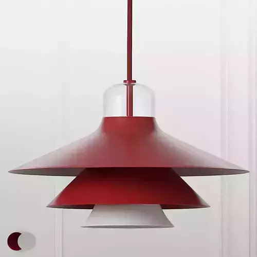 Ikono Lamp Small EU Red and White