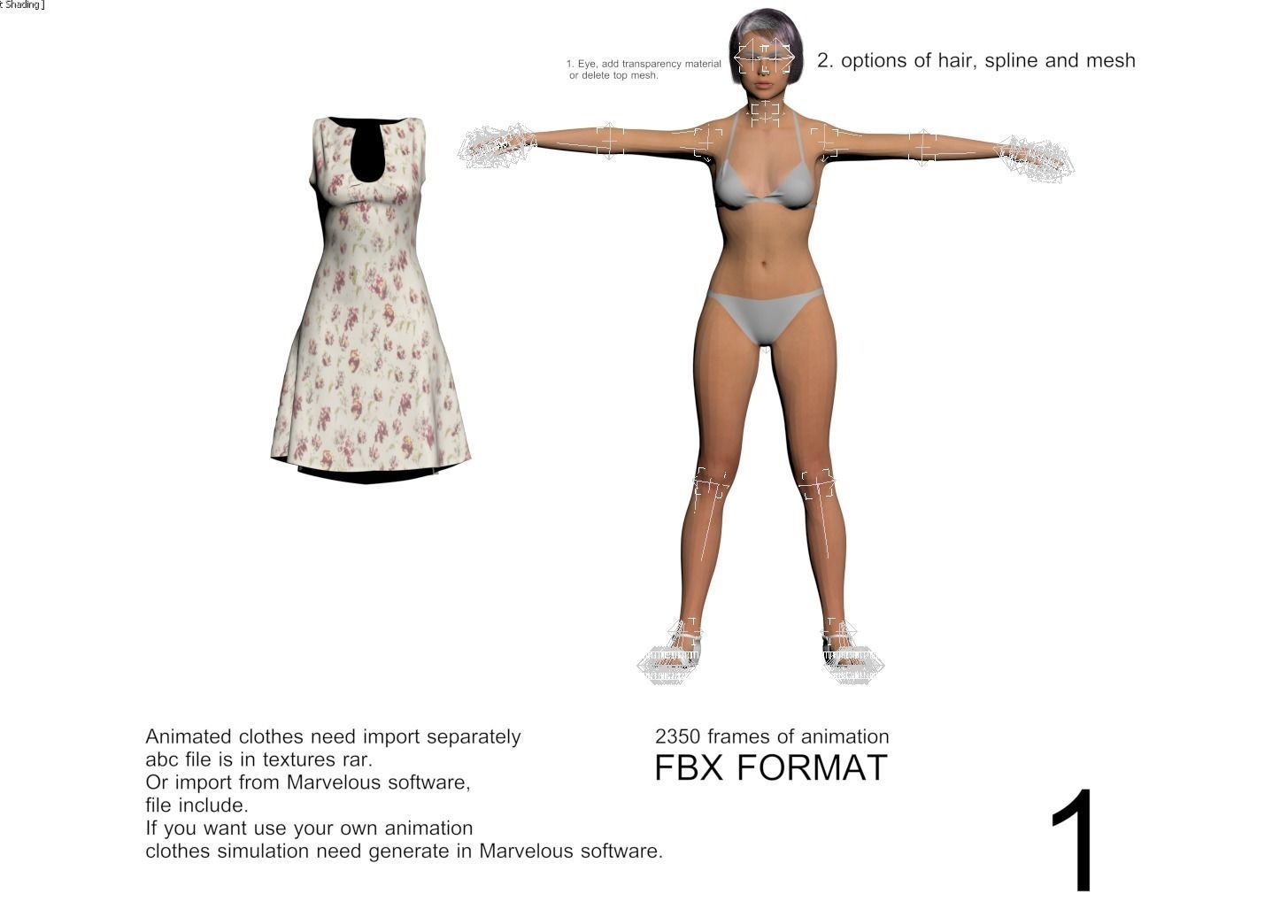 Family 4x models real cloth simulation conversation animation 1 3D Model Collection_26