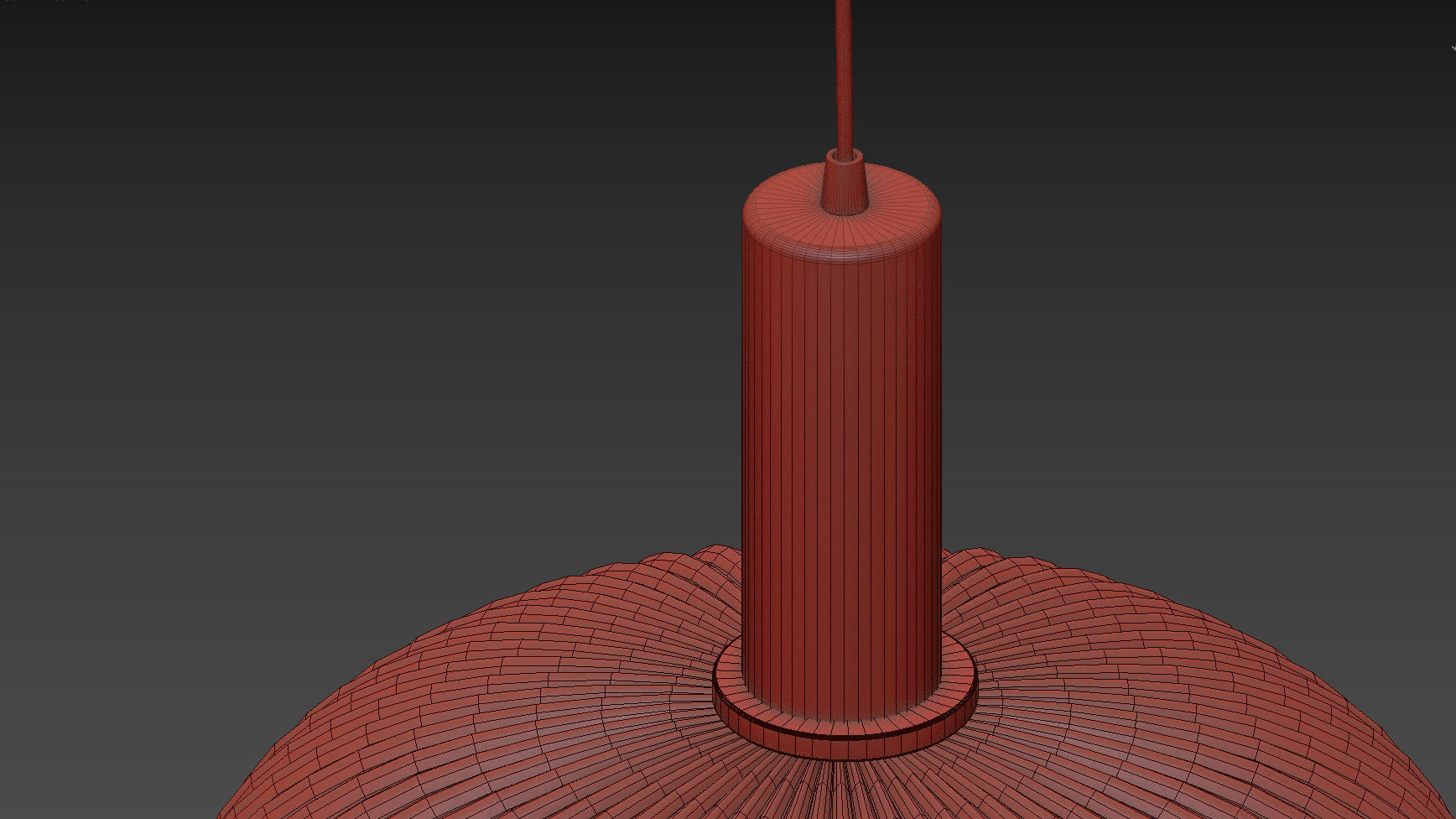 Nordic Style Ribbed Glass Mini 3D model_3