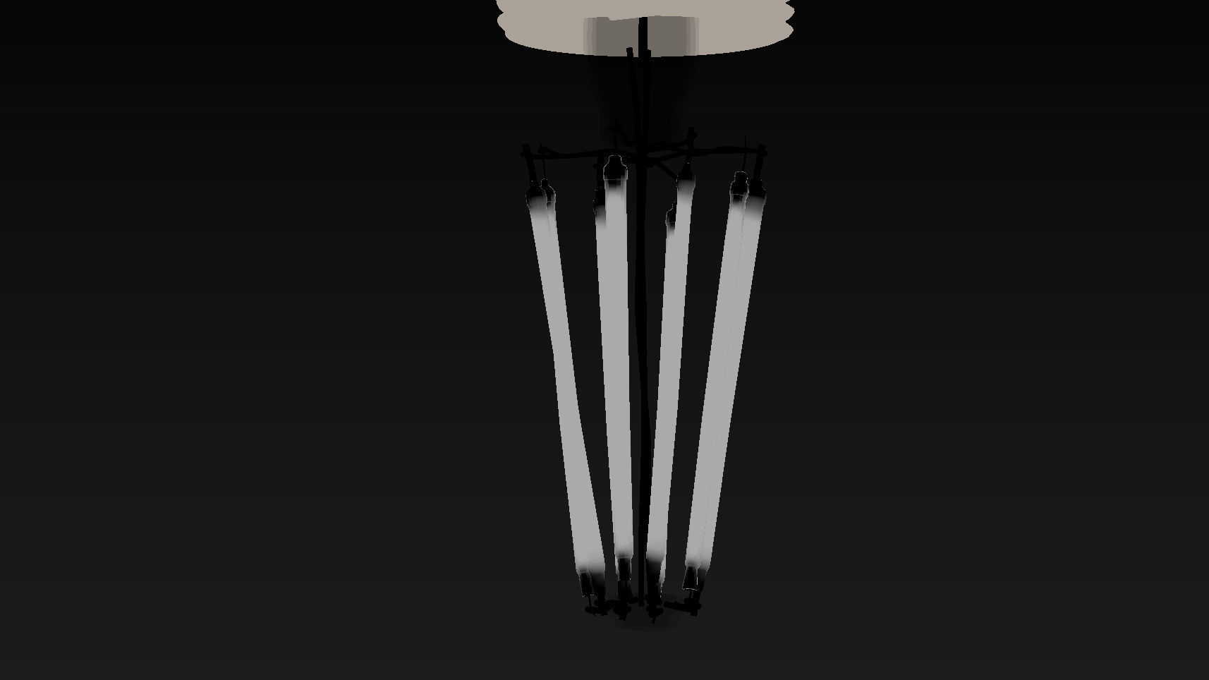 Nordic Style Ribbed Glass Mini 3D model_4