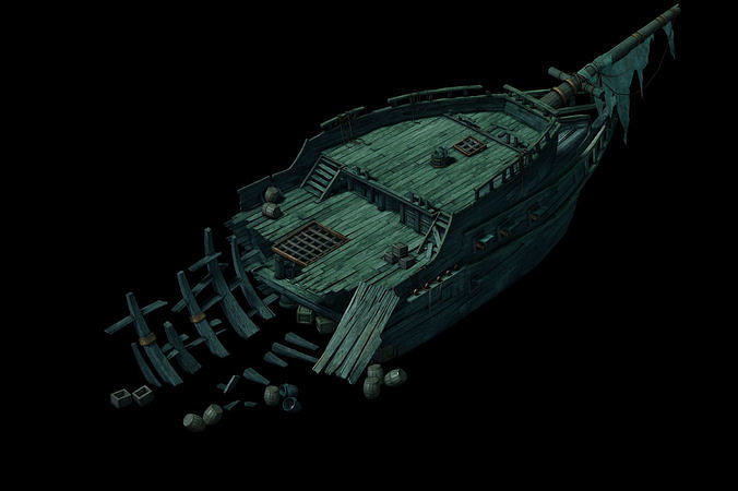 Game Shipwreck - Shipwreck 03 3D model