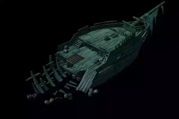 Game Shipwreck - Shipwreck 03 3D model