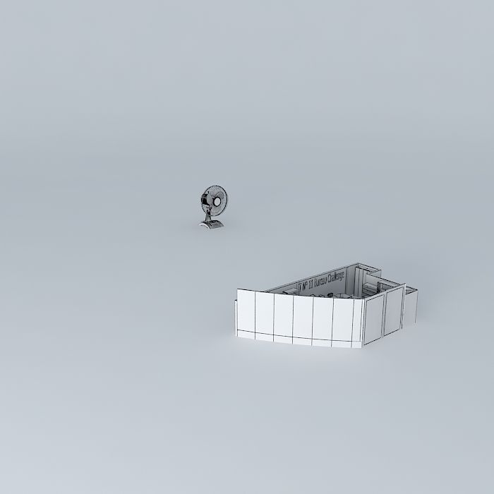 Bureau Challenge ITECH Free 3D model_3