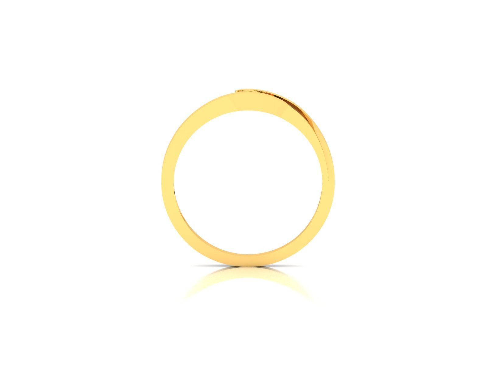 Women Band Ring 3dm render detail 3D print model_3