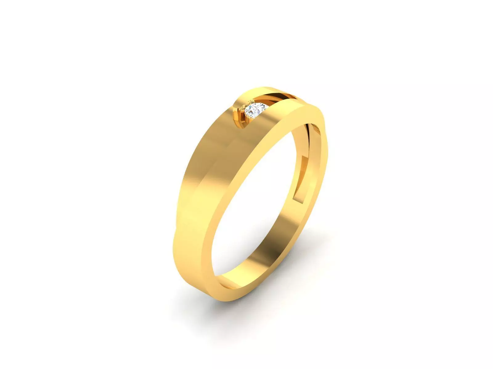 Women Band Ring 3dm render detail 3D print model_0
