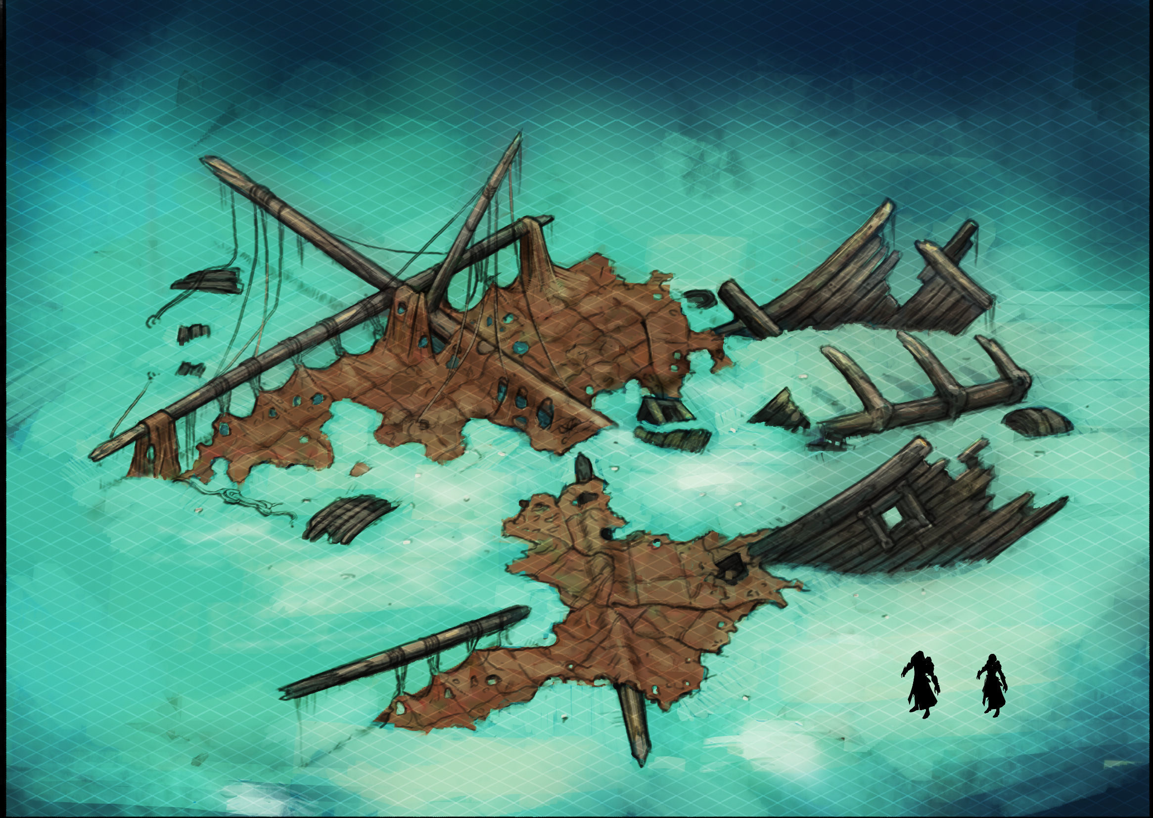 Game Shipwreck - Shipbreaker 01 3D model_4