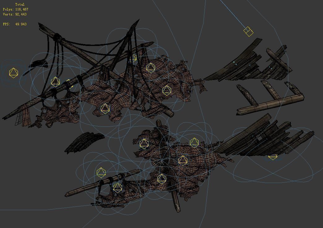 Game Shipwreck - Shipbreaker 01 3D model_5