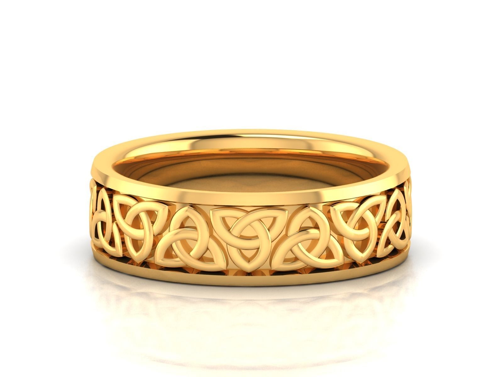 Women Band Ring 3dm render detail 3D print model_7