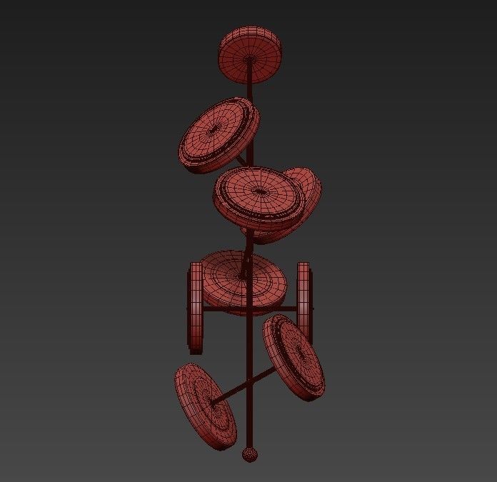 Laroce chandelier 3D model_3