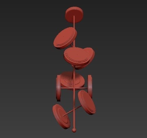 Laroce chandelier 3D model_2