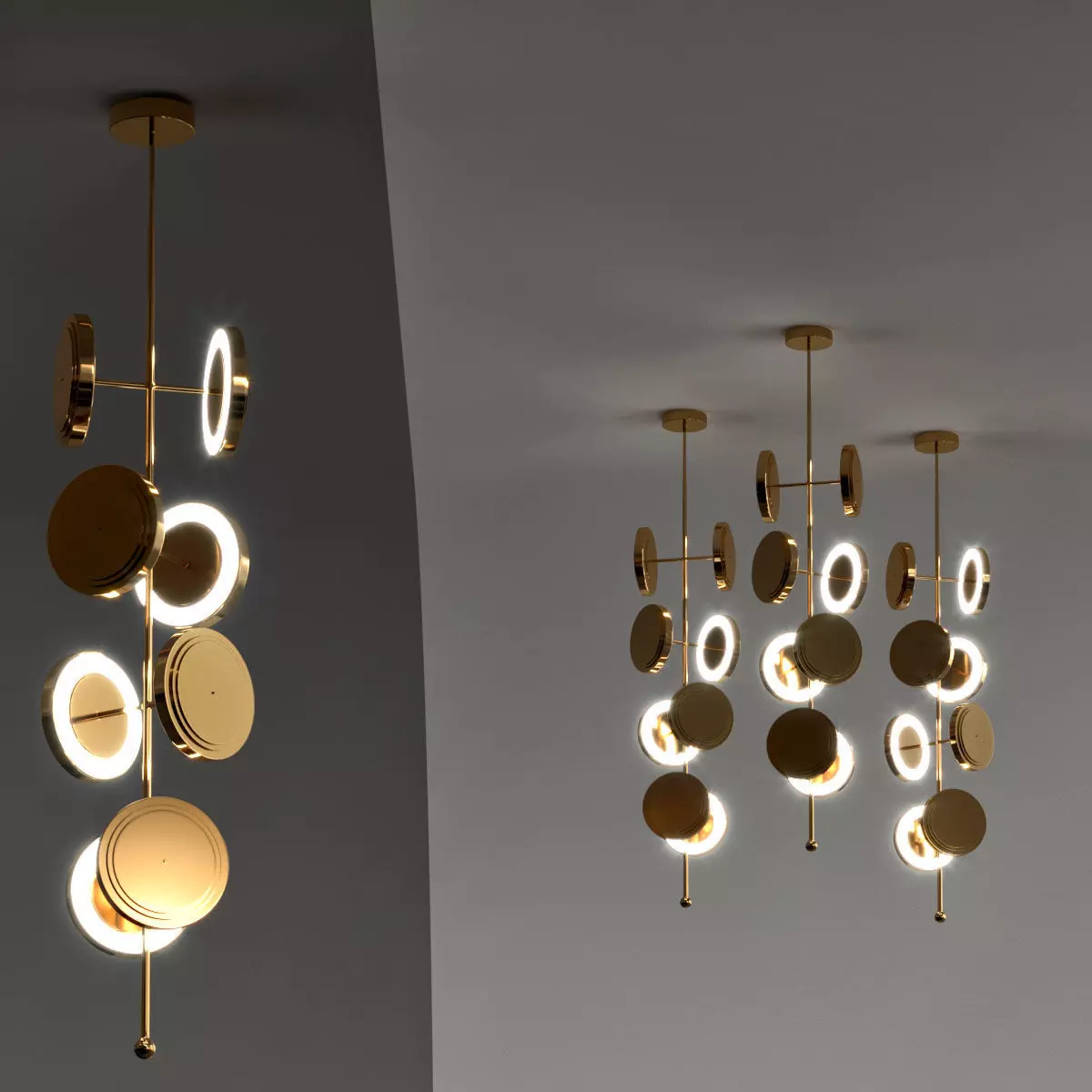 Laroce chandelier 3D model_0