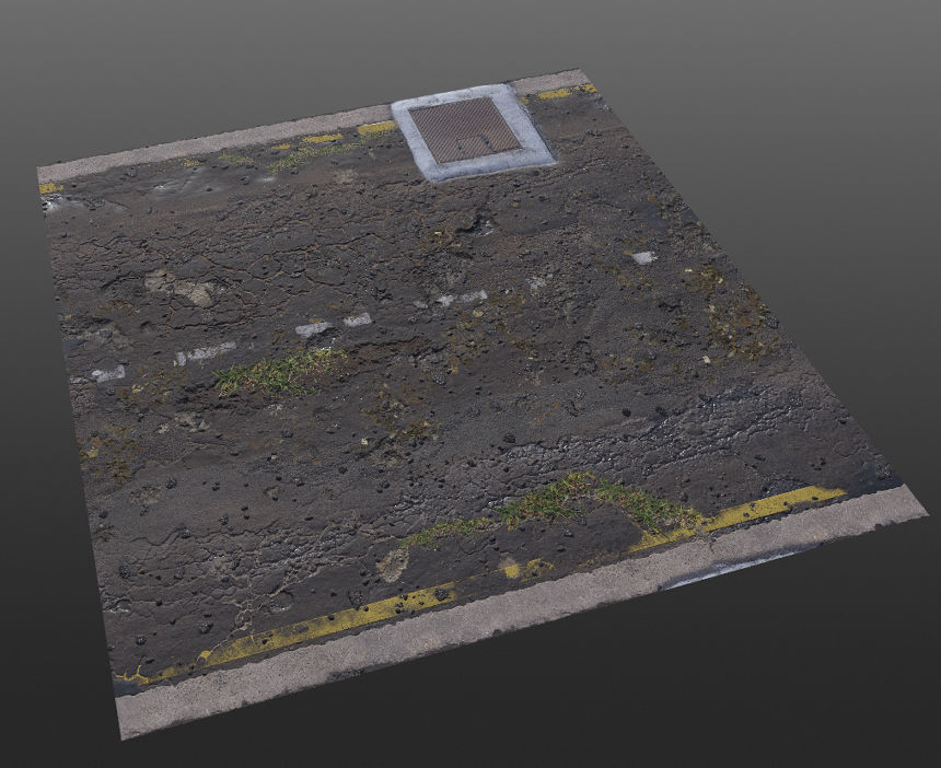 Post Apocalyptic Roads - 4 different variations Texture_2