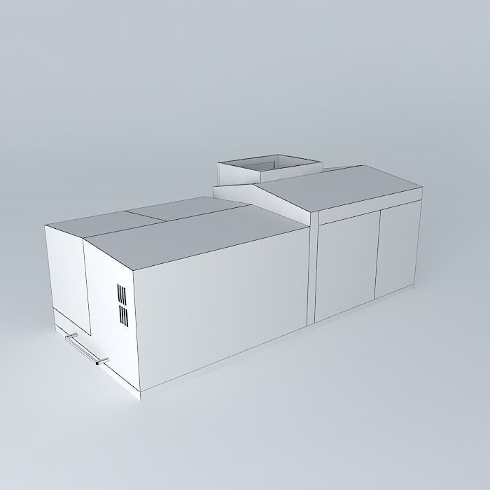 Spectrometer Perkin  Free 3D model_3