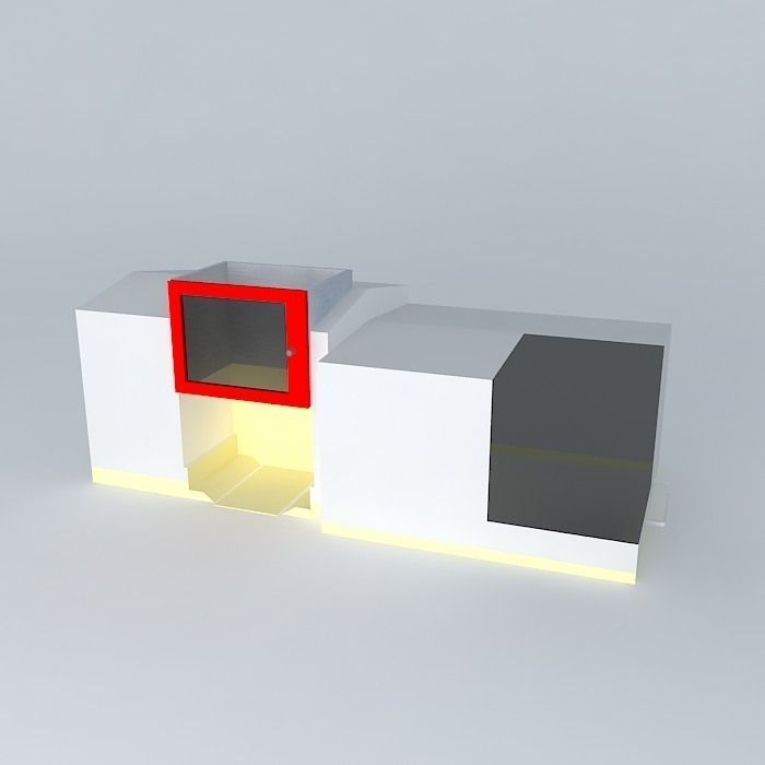 Spectrometer Perkin  Free 3D model_1