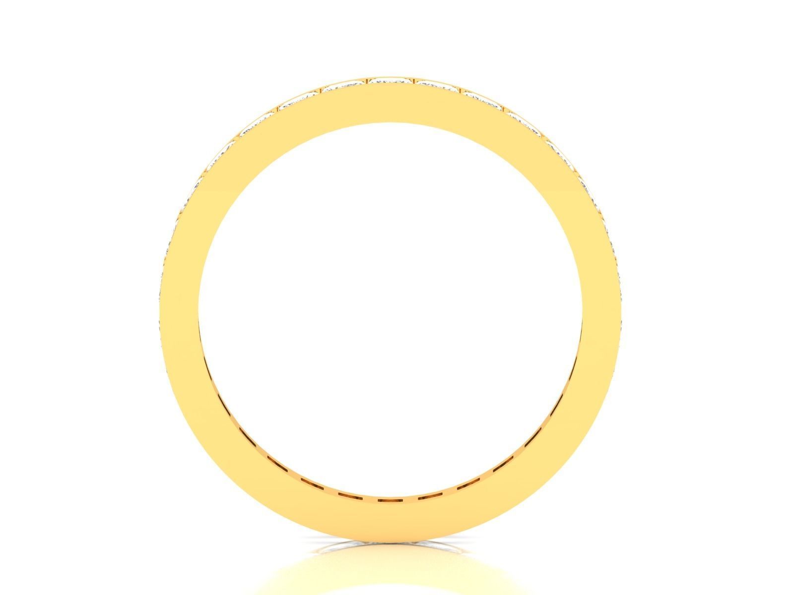 Women Band Ring 3dm render detail 3D print model_3