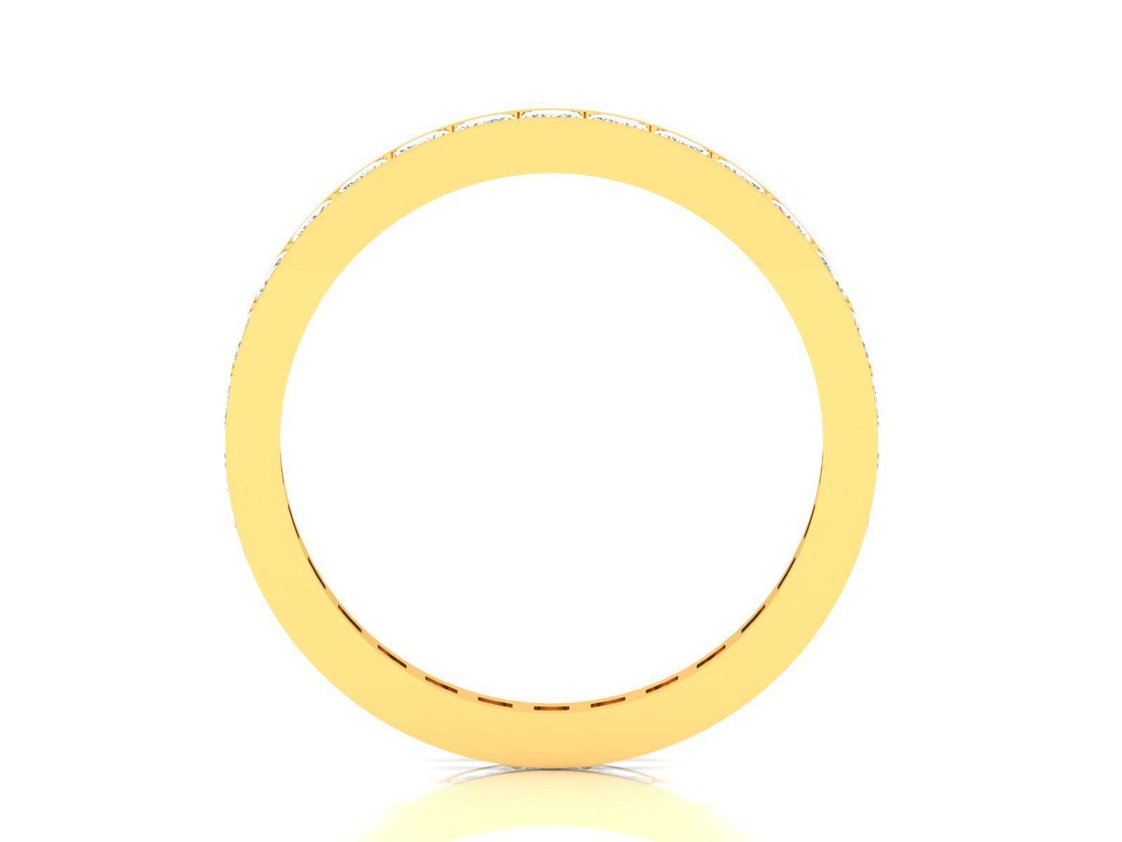 Women Band Ring 3dm render detail 3D print model_2
