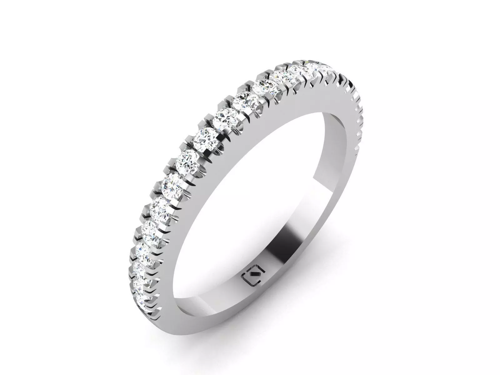 Women Band Ring 3dm render detail 3D print model_0