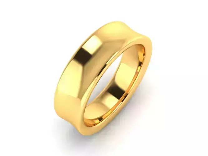 Women Band Ring 3dm render detail