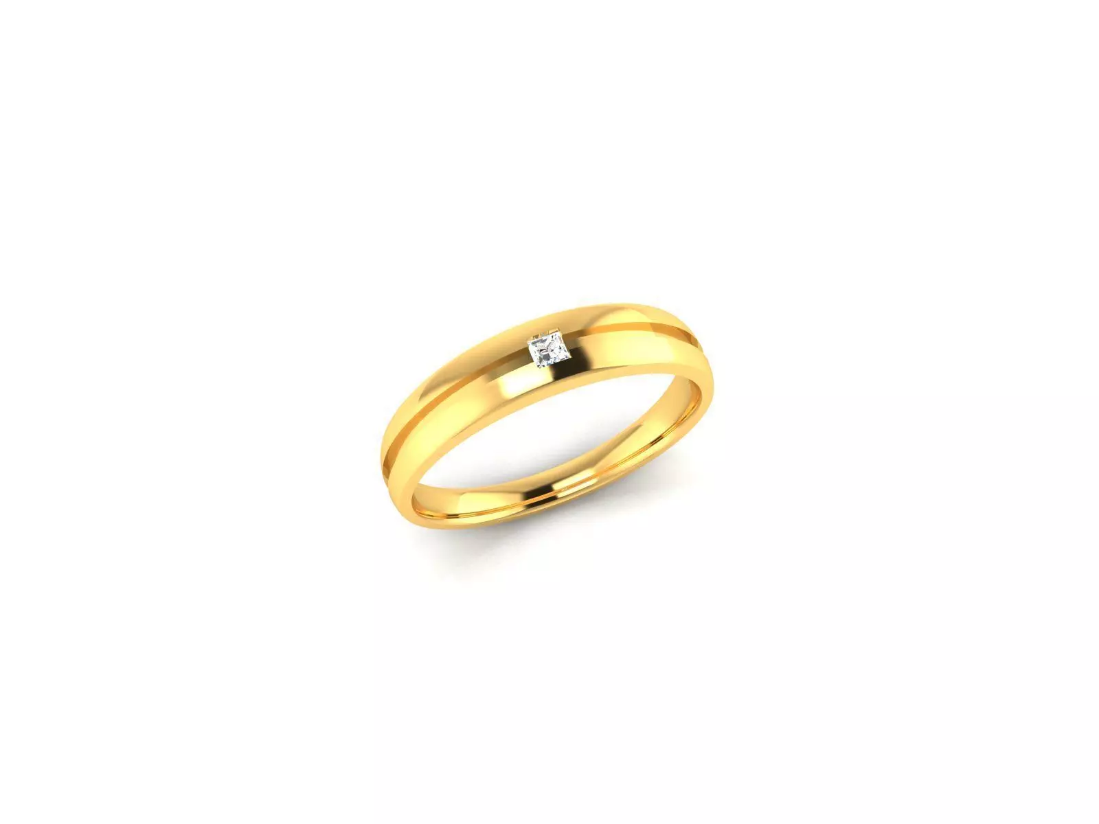 Women Band Ring 3dm render detail 3D print model_0