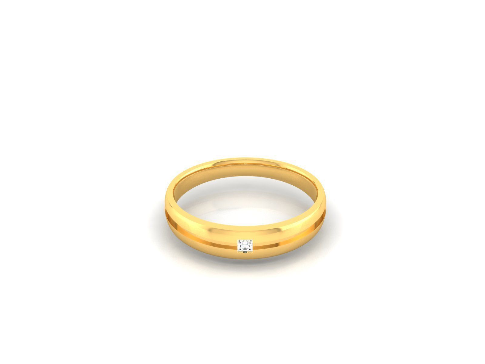 Women Band Ring 3dm render detail 3D print model_5