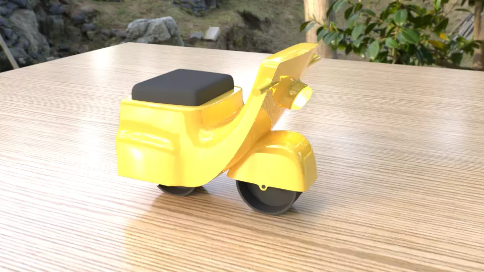 toy scooter Free 3D model