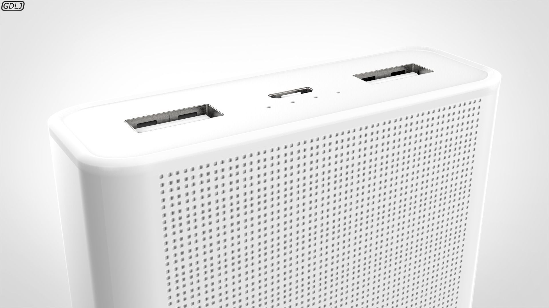 Mi Li-Polymer Power Bank 2i 20000mAH 3D model_7