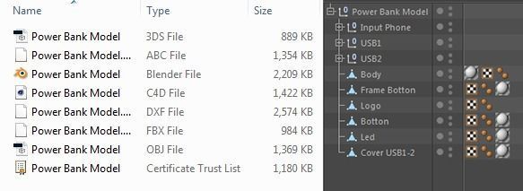 Mi Li-Polymer Power Bank 2i 20000mAH 3D model_23
