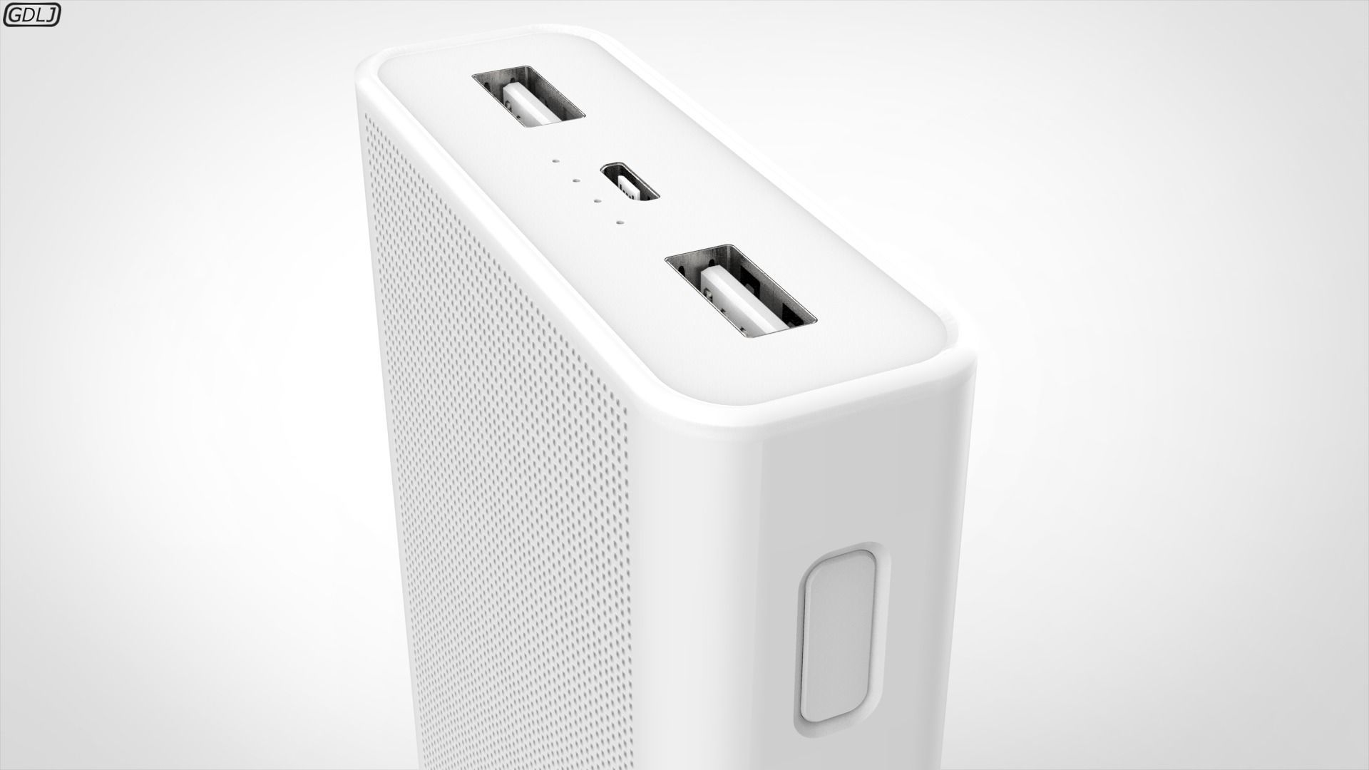 Mi Li-Polymer Power Bank 2i 20000mAH 3D model_3