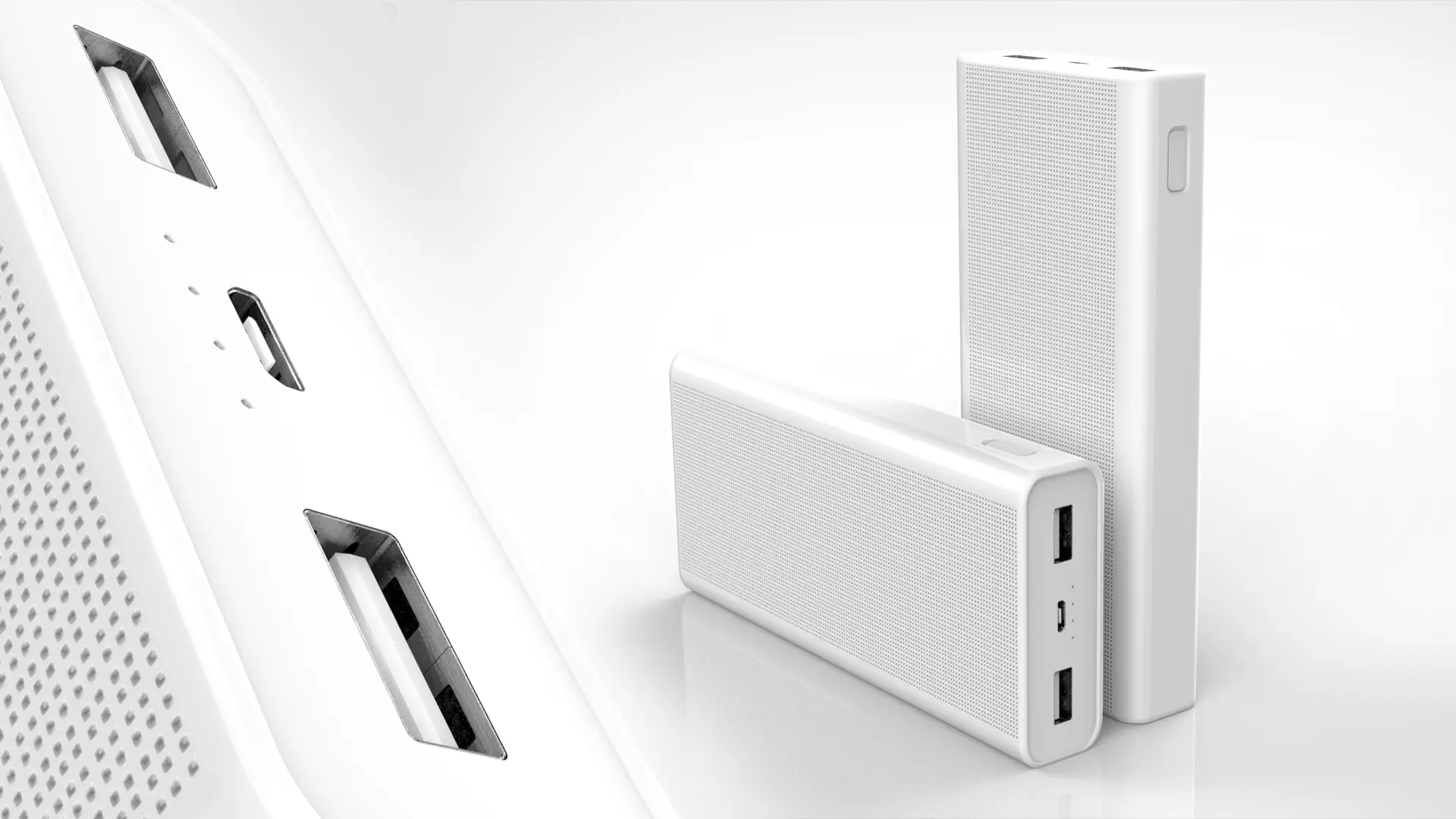 Mi Li-Polymer Power Bank 2i 20000mAH 3D model_0