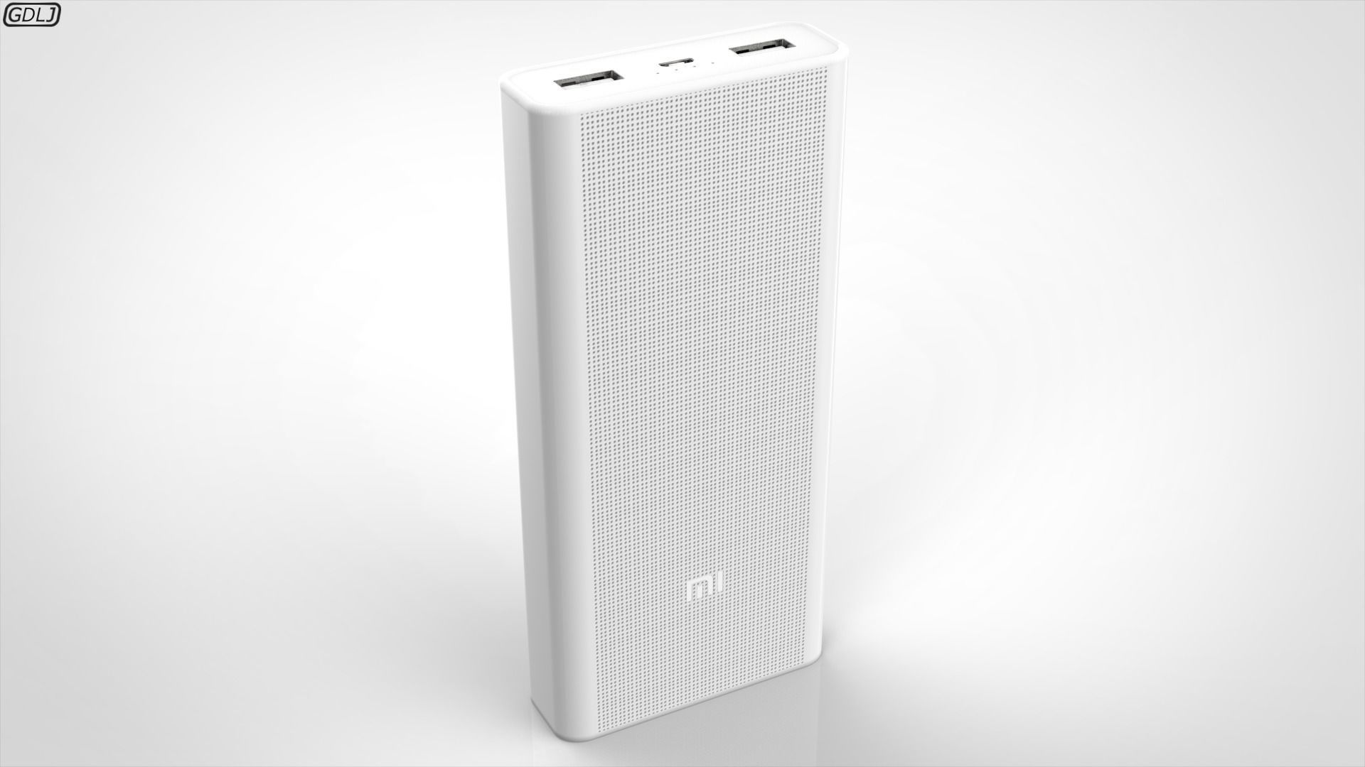 Mi Li-Polymer Power Bank 2i 20000mAH 3D model_13