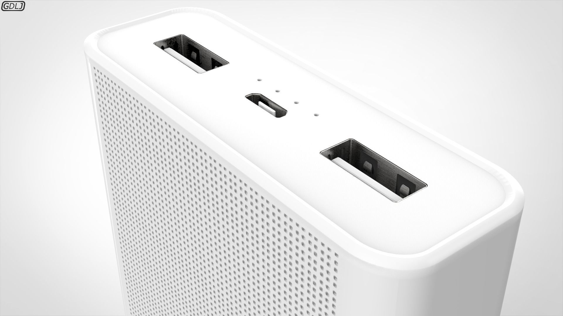 Mi Li-Polymer Power Bank 2i 20000mAH 3D model_8