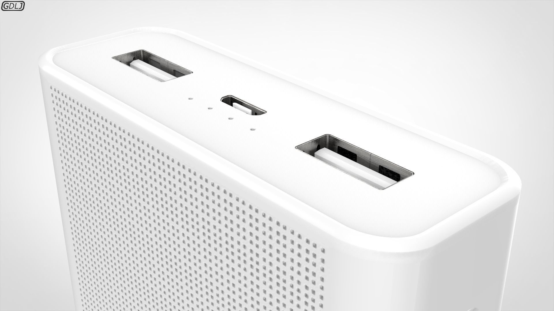 Mi Li-Polymer Power Bank 2i 20000mAH 3D model_2