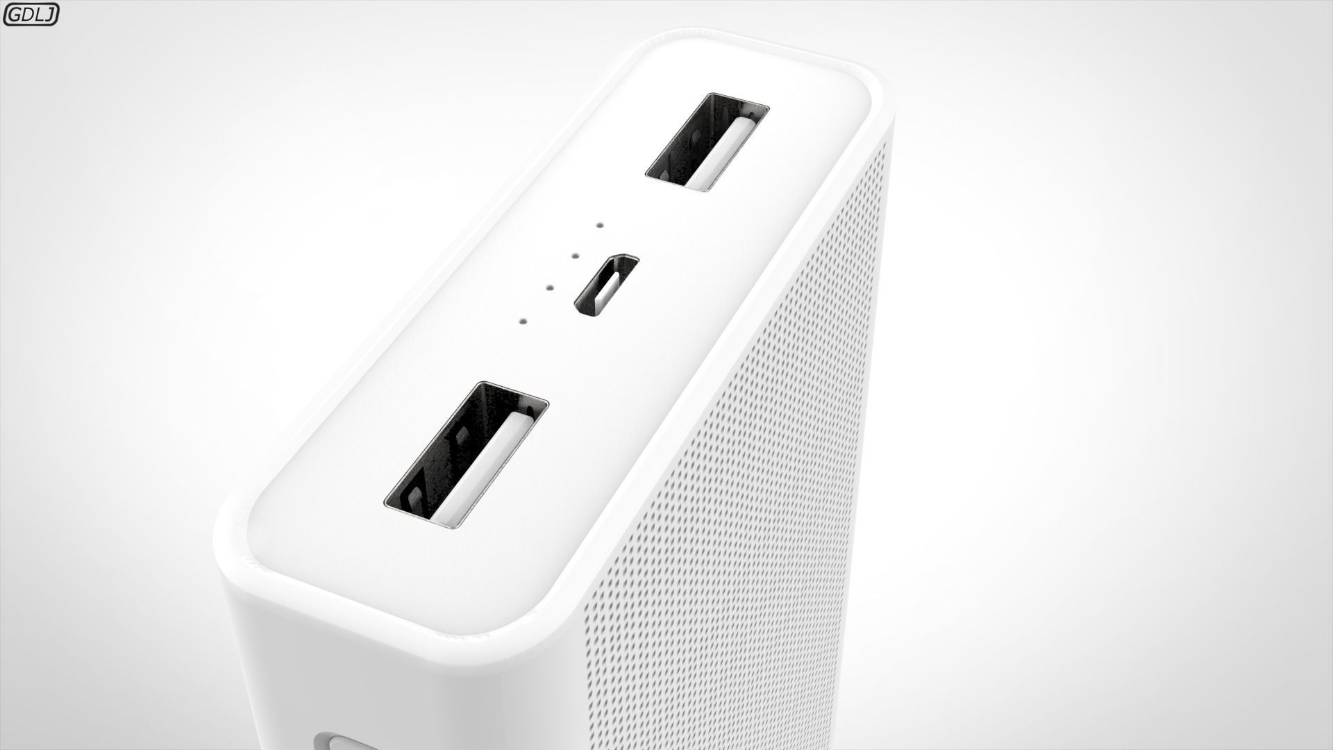 Mi Li-Polymer Power Bank 2i 20000mAH 3D model_6